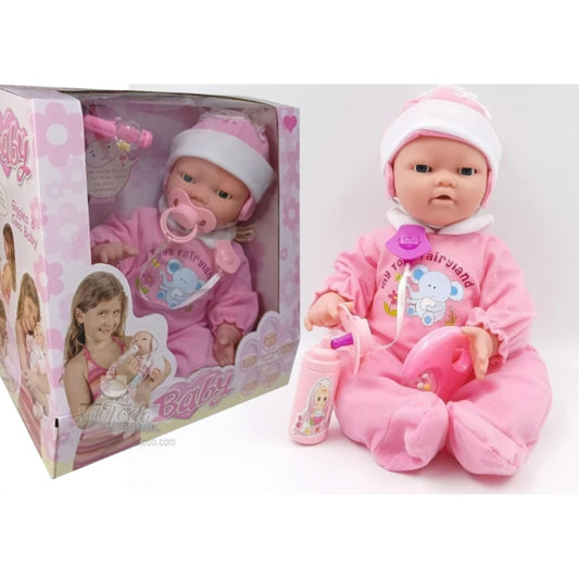 Muñeca Bebe Gestos Con Movimiento Facial