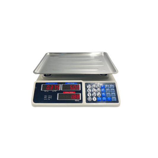 BALANZA 40KG PESA RECARGABLE DIGITAL