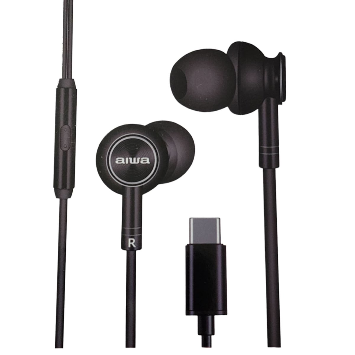 AUDIFONO AIWA AW-I30TC NEGRO TIPO C