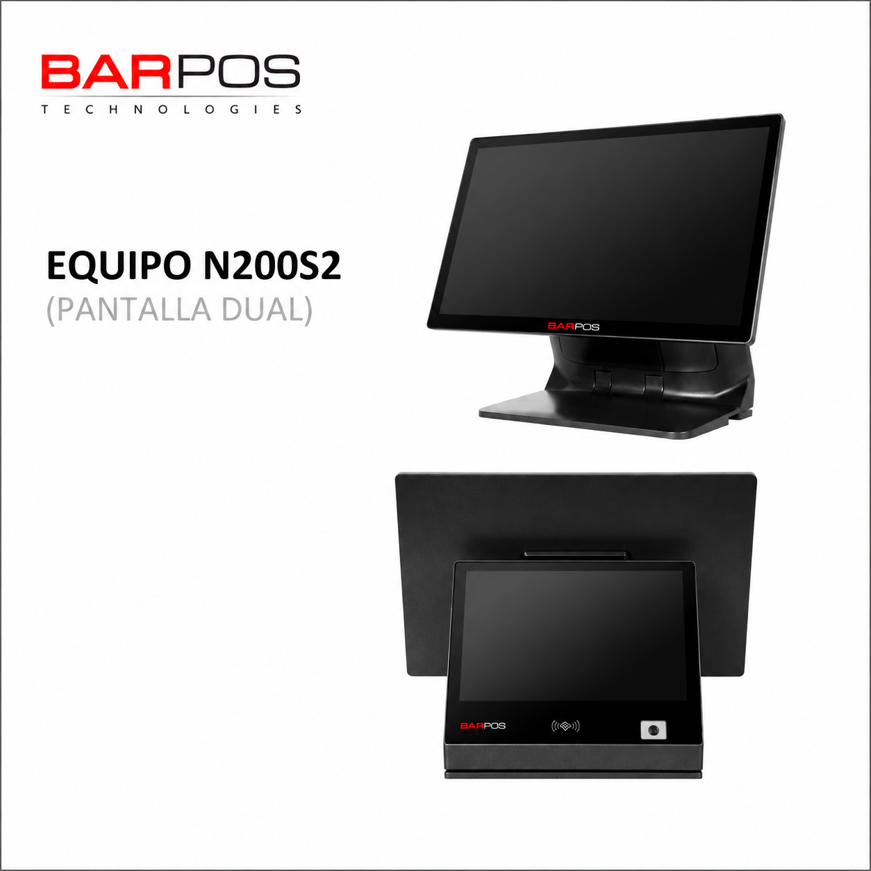 BARPOS N200S2 PANTALLA DUAL